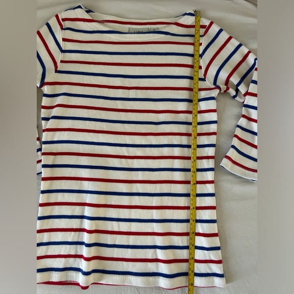 L.L. Bean Nautical Striped Knit Sweater Size XS - Picture 9 of 10
